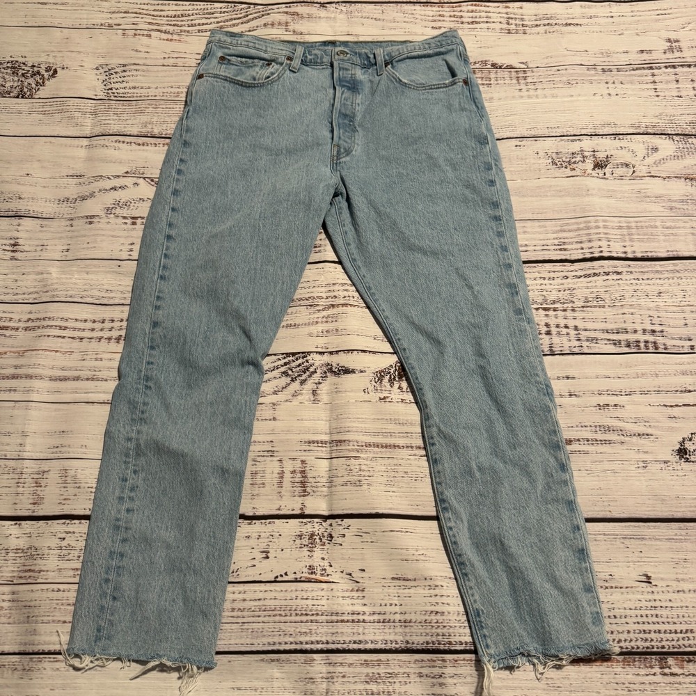 Levi's 501 S Jeans‎ Blue Denim Pants Men's Size 32x28 (Fits 32x26)